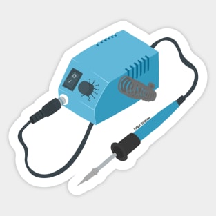 Soldering iron Sticker